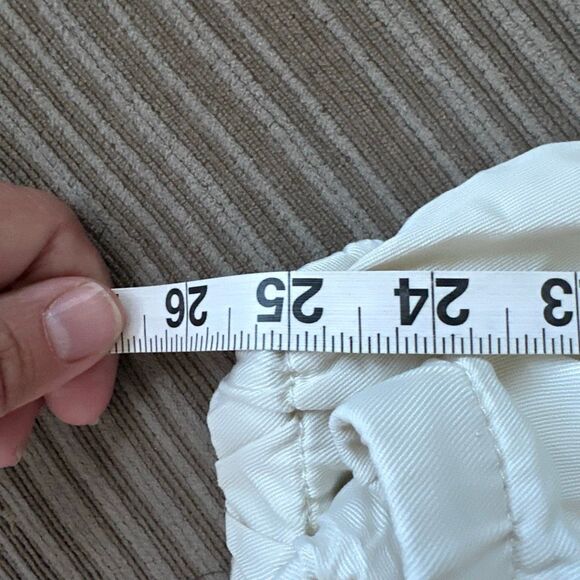 Anthropologie Daily/Ritual 100% lyocell joggers cream 6 - Picture 7 of 9